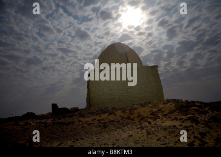 Tombes mystique soufi appelé gubba près de Old Dongola, Nubie, Soudan Banque D'Images