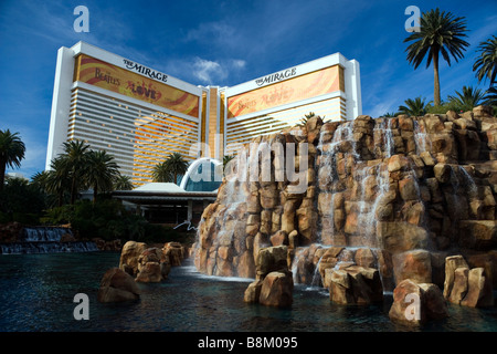 Le Mirage Hotel and Casino sur le Strip de Las Vegas, Nevada, USA Banque D'Images