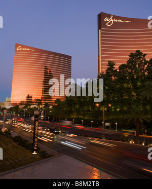 Le Wynn & Encore Hotel and Casino sur le Strip de Las Vegas, Nevada, USA Banque D'Images