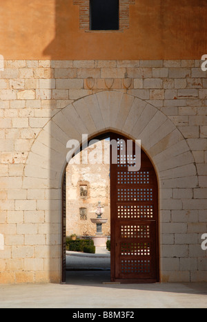 Portal Nuevo, Real Monasterio de Santa Maria de la Valldigna, Simat de Valldigna, Valencia Prov. Communauté autonome de Valence, Espagne Banque D'Images