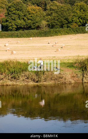 Bewdley, le long de la rivière severn dans la vallée de la Severn en Angleterre les Midlands worcestershire Banque D'Images