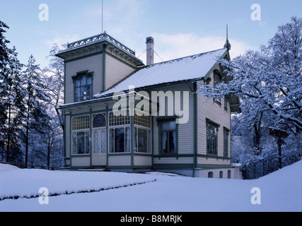 Edvard Griegs (Résidence) 'villa' Troldhaugen, Bergen, Norvège Banque D'Images