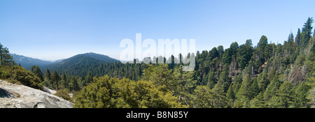 Le Parc National Kings Canyon Panorama, California USA Banque D'Images