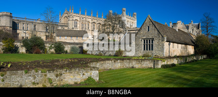 Cathédrale Christ Church College et l'Université d'Oxford en Angleterre Banque D'Images