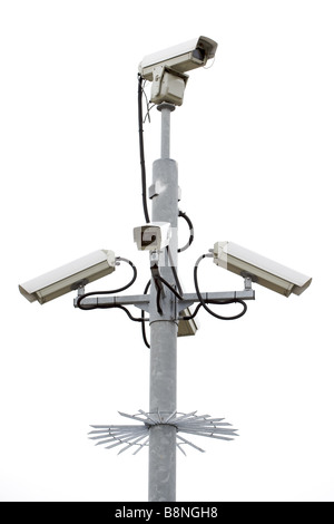 Tour de caméra de sécurité Banque D'Images