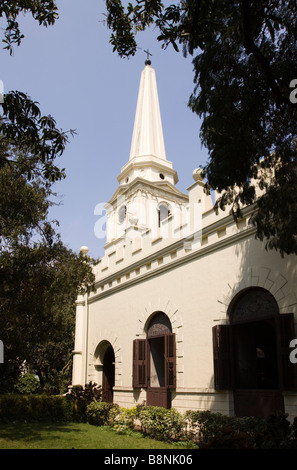 L'Inde Tamil Nadu Chennai St Marys church exterior Banque D'Images
