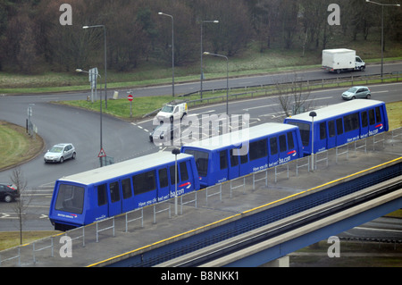 Train monorail Gatwick, Londres, Angleterre, Royaume-Uni Banque D'Images