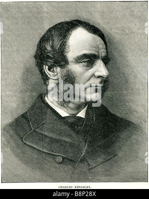 Charles Kingsley 18191875 professeur d'université anglais romancier historien Hampshire Banque D'Images