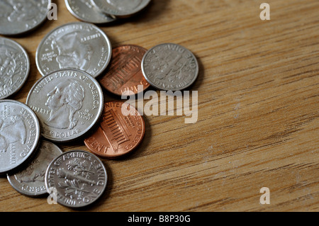 Des pièces de monnaie Banque D'Images