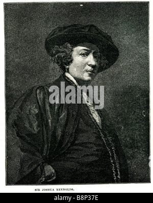 Sir Joshua Reynolds 16 Juillet 1723 - 23 février 1792, peintre anglais Banque D'Images