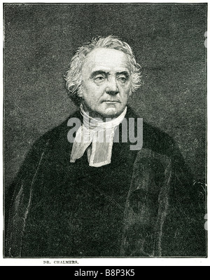 Thomas Chalmers (17 mars 1780 - 31 mai 1847), mathématicien écossais et un chef de l'Église libre d'Écosse, est né à une Banque D'Images