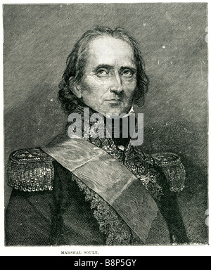 Nicolas Jean-de-Dieu Soult Duc de Dalmatie 1812 29 mars 1769 26 novembre 1851 main de fer général français Empire plus Banque D'Images