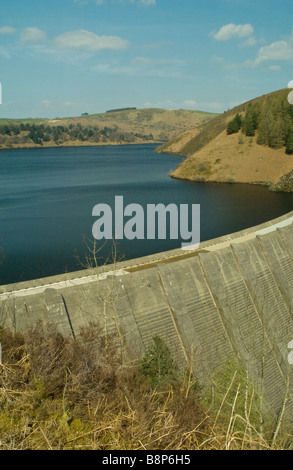 Llyn Clywedog Réservoir et barrage dans Powys Pays de Galles Banque D'Images