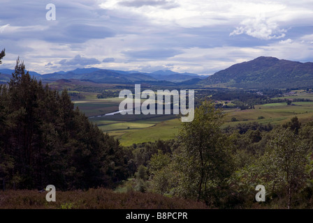 Vue de Creag Bheag, près de Kingussie, Strathspey, Ecosse Banque D'Images