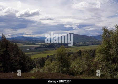 Vue de Creag Bheag, près de Kingussie, Strathspey, Ecosse Banque D'Images