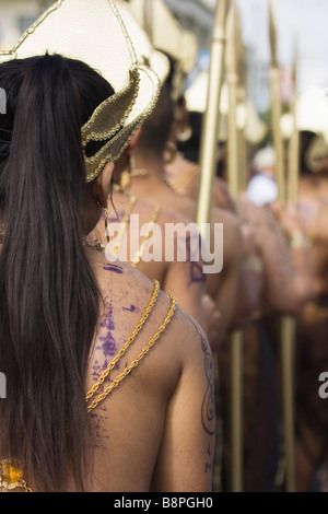Cambodge  line hommes Banque D'Images