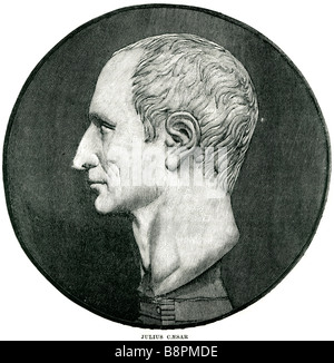 Gaius Julius Caesar , ( 13 juillet 100 avant J.-C. - 15 mars 44 av. J.-C.), était un militaire romain et leader politique. Il a joué un rôle Banque D'Images