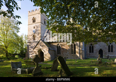 St Edwards église dans le village de Cotswold Evenlode, Gloucestershire Banque D'Images