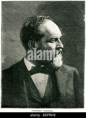 Le président James Abram Garfield 1831 1881 United States Banque D'Images