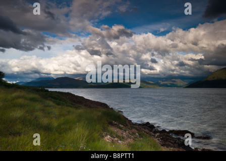 Vue sur le loch Banque D'Images