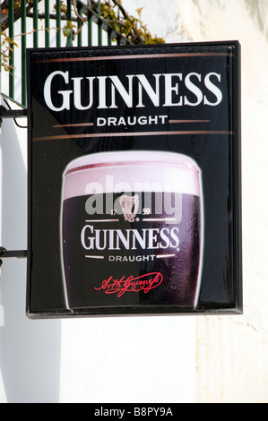 Comité de la publicité pour la bière Guinness Banque D'Images