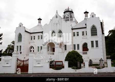 L'église réformée néerlandaise construit en 1911 sur voortrek street R60 swellendam afrique du sud Western Cape Province Banque D'Images