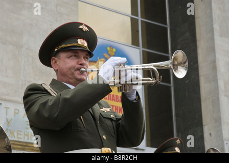 Moscou, Russie. Band du Musée Central des Forces armées Banque D'Images