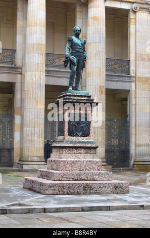Statue de Francisco José de Paula Santander dans le palais présidentiel, Bogota, Colombie. Banque D'Images