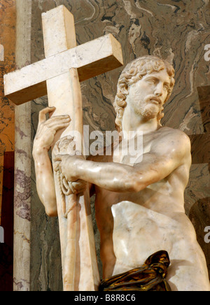 Michelangelo - le Christ de l'église Santa Maria sopra Minerva à Rome Banque D'Images