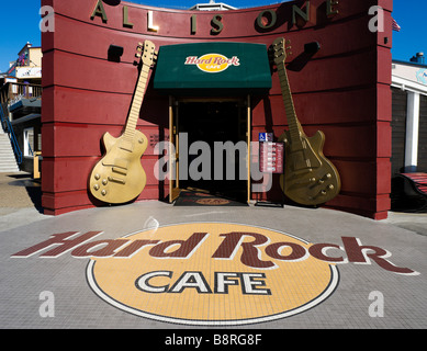 Hard Rock Cafe sur Pier 39, Fisherman's Wharf, San Francisco, California, USA Banque D'Images