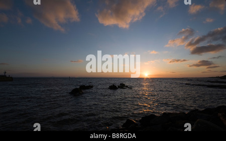 Coucher de Pittenweem Banque D'Images