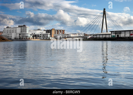 L'évolution de la skyline de Southport Banque D'Images