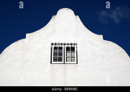 Cape typique maison à pignon néerlandais en Afrique du Sud swellendam Banque D'Images