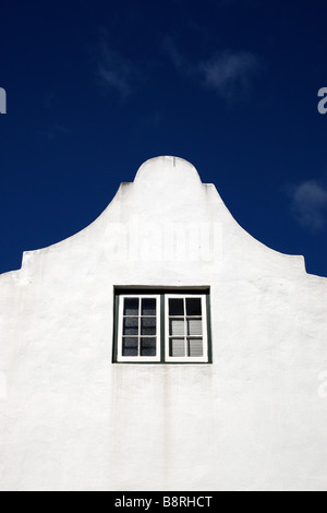 Cape typique maison à pignon néerlandais en Afrique du Sud swellendam Banque D'Images