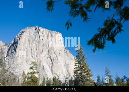 Parc national de Yosemite en hiver Banque D'Images