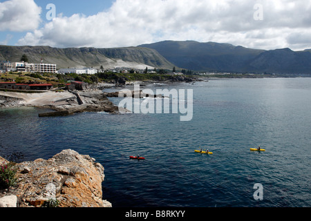 Surplombant la baie de Walker hermanus afrique du sud Banque D'Images