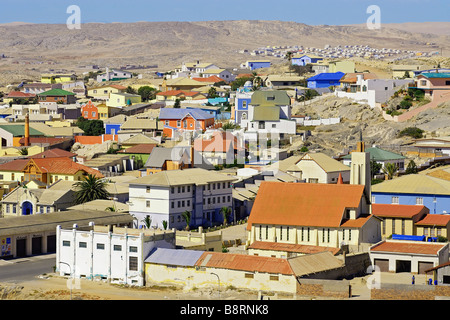 Ville de port du patrimoine allemand, Namibie, Luederitz Luederitz Banque D'Images