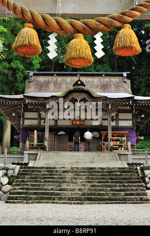 Hachiman Jinja, Shirakawa-go, préfecture de Gifu, Japon Banque D'Images