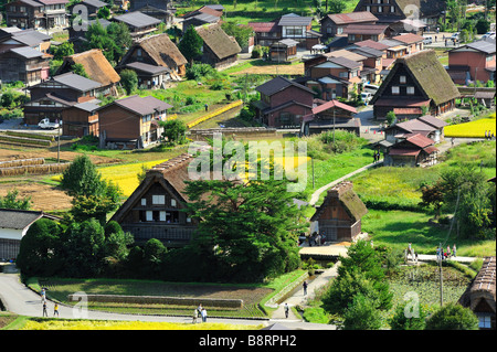 Shirakawa-go, préfecture de Gifu, Japon Banque D'Images