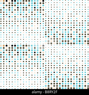 Fond à motifs de style rétro Banque D'Images