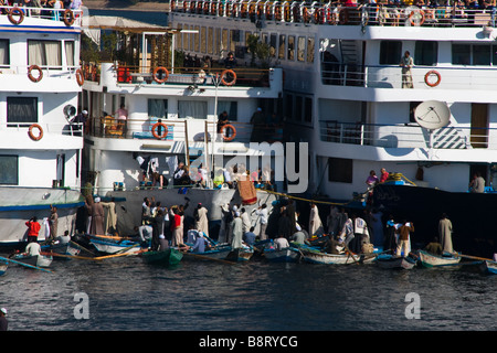 Voile Taders Verrouillage d'Esna Egypte Banque D'Images