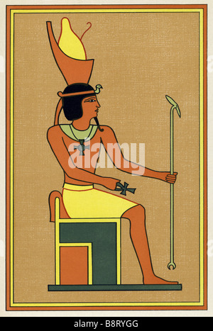 Dieu Khons Nefer hotep Banque D'Images