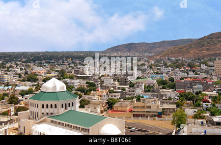 Vue de la banlieue de Port Louis, Ile Maurice Banque D'Images