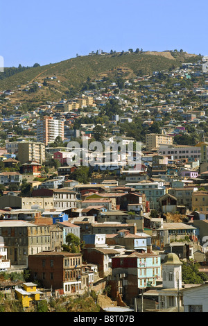 Ville portuaire historique de Valparaiso, Chili, Valparaiso Banque D'Images