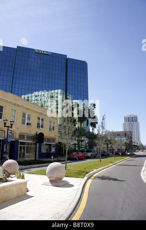 Le centre-ville de Clearwater Florida USA Banque D'Images