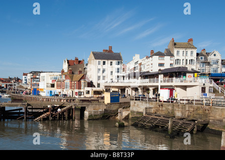 Boutiques et commerces sur Bridlington East Riding 'Port' Yorkshire Angleterre Banque D'Images