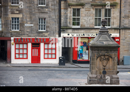 L'OUEST ET L'ARC. Grassmarket.Édimbourg. Banque D'Images