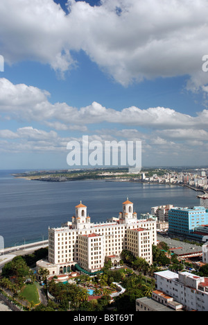 Avis sur l'Hotel Nacional de Cuba La Havane Banque D'Images