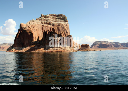 Excursion en bateau sur le Lac Powell de pont en arc-en-ciel Banque D'Images