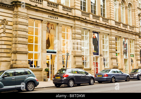 Des boutiques haut de gamme dans la région de INGRAM STREET MERCHANT CITY GLASGOW Banque D'Images